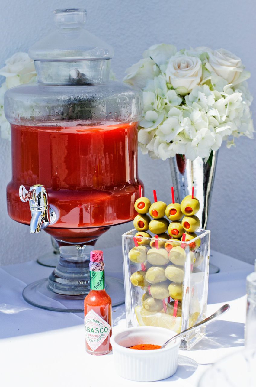 Bloody Mary Station | Catered by Made By Meg