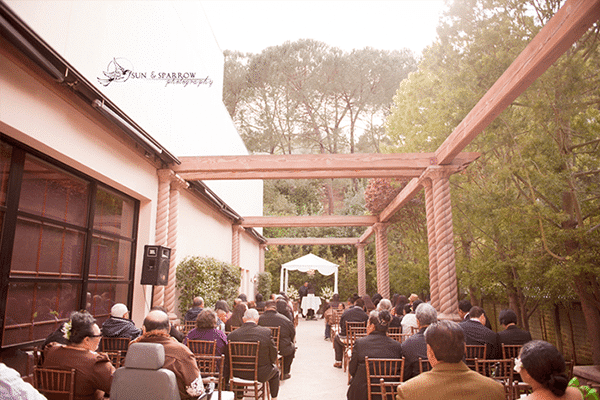 Norris Pavilion Outdoor Ceremony Area | Catered by Made By Meg