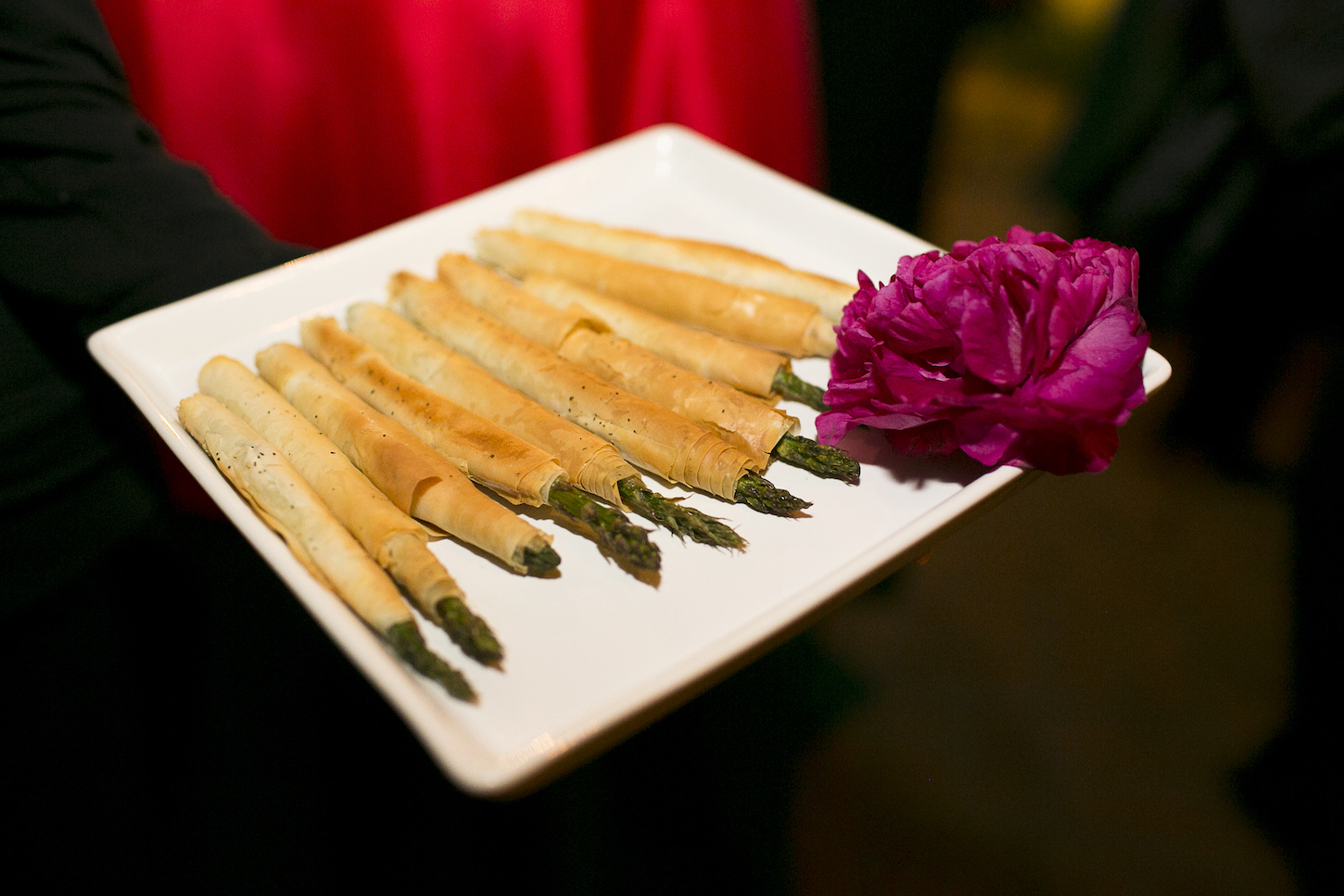 Asparagus wrapped in phyllo | Made By Meg Catering