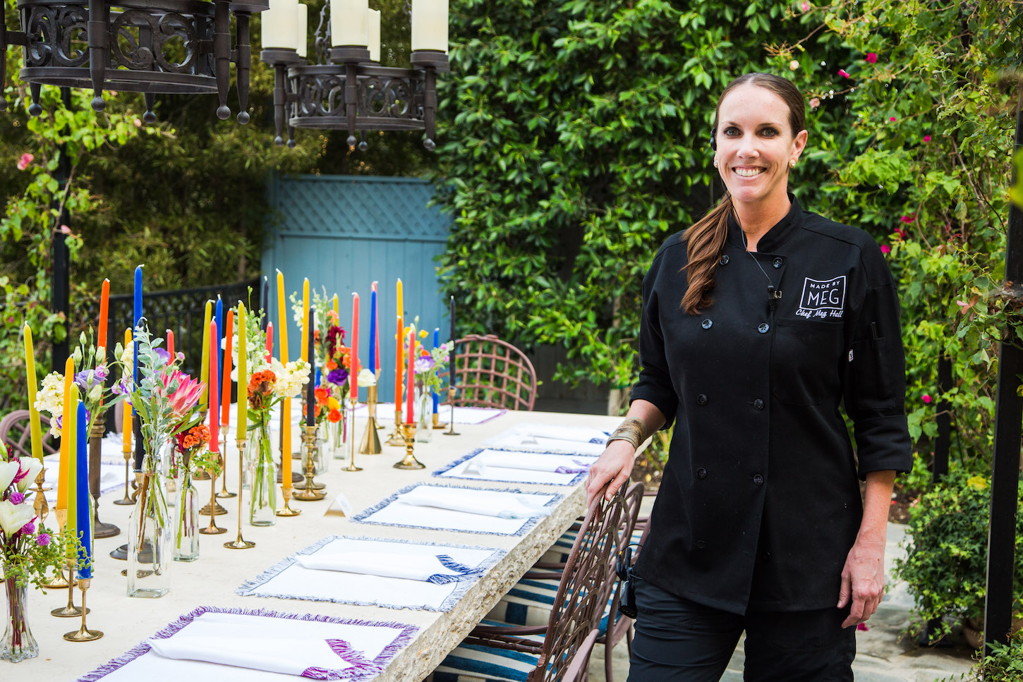 Chef Meg Hall at Private Event