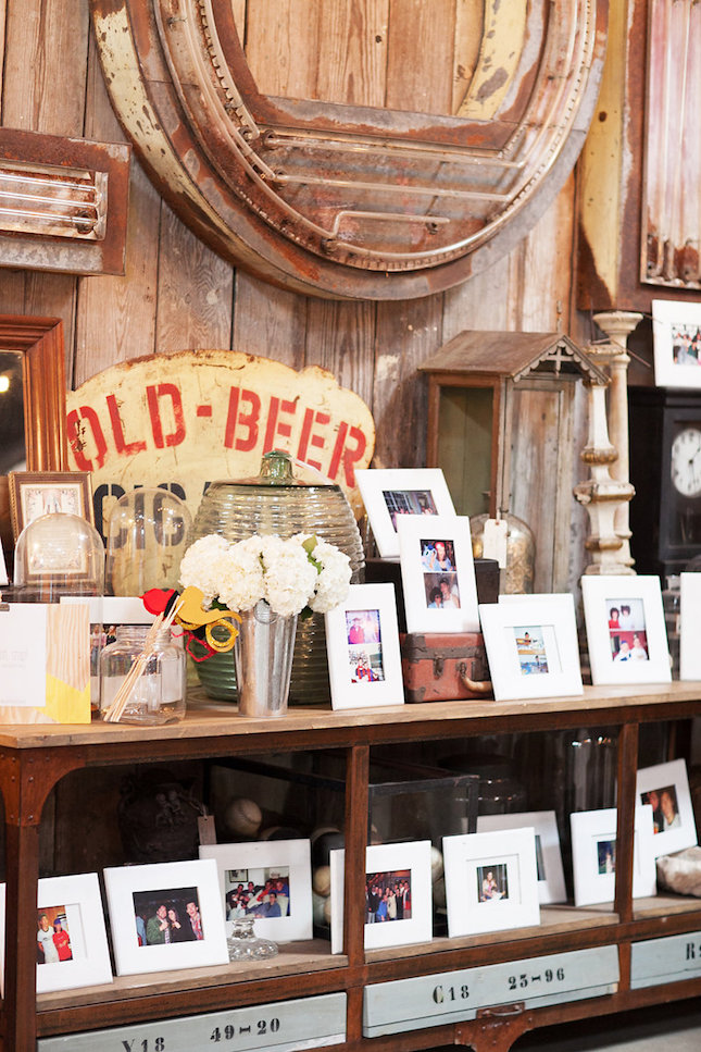 Wedding Reception Photo Station at Big Daddy's Antiques