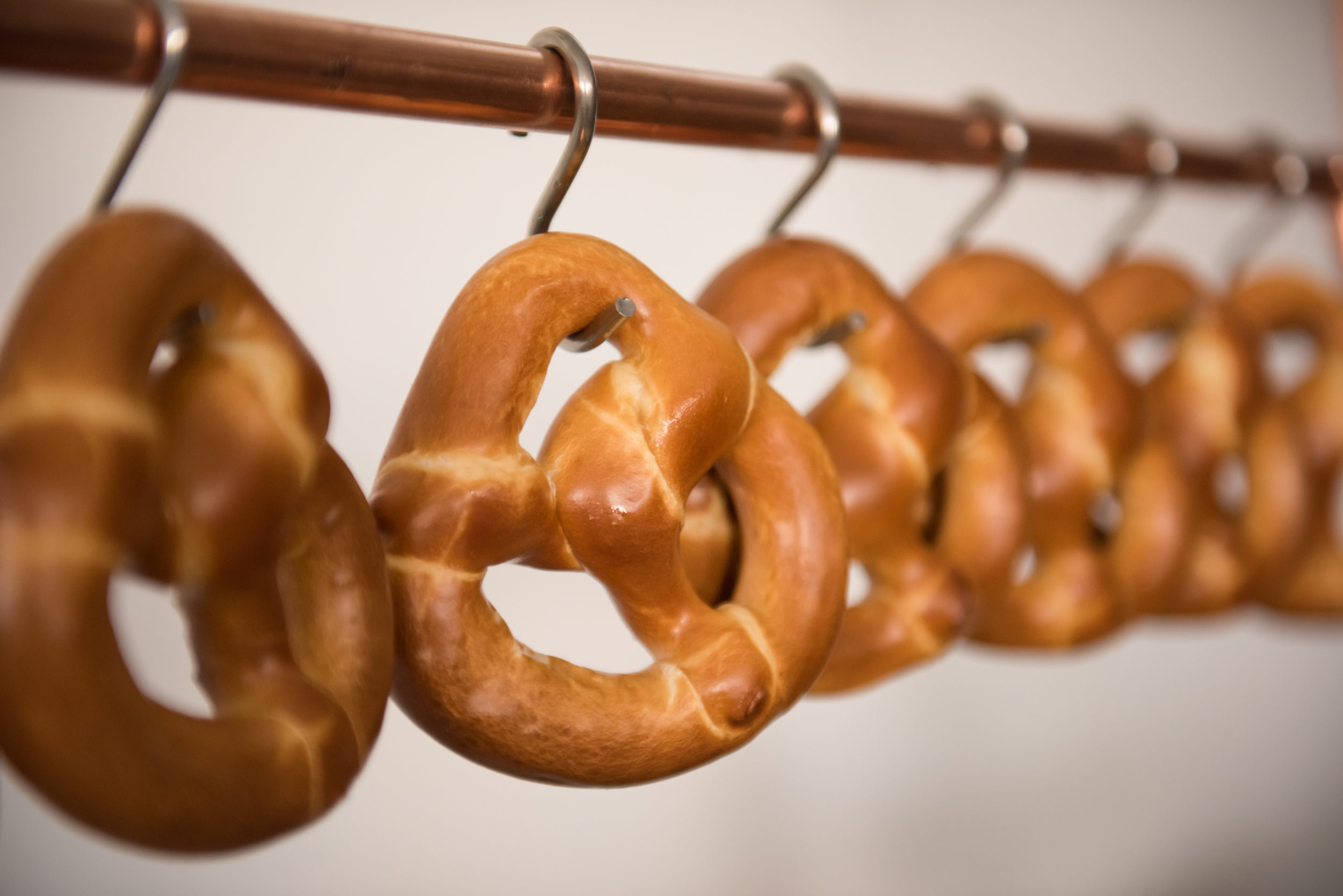 Pretzels and Wedding Catering Ideas at the Hudson Loft