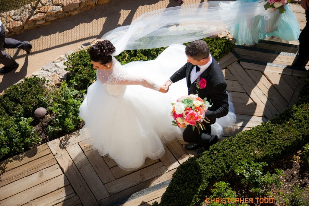 Bride and Groom at Malibu Rocky Oaks Wedding | Catered by Made By Meg