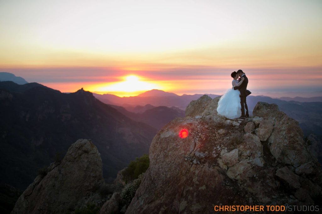 Bride and Groom at Malibu Rocky Oaks | Catered by Made By Meg