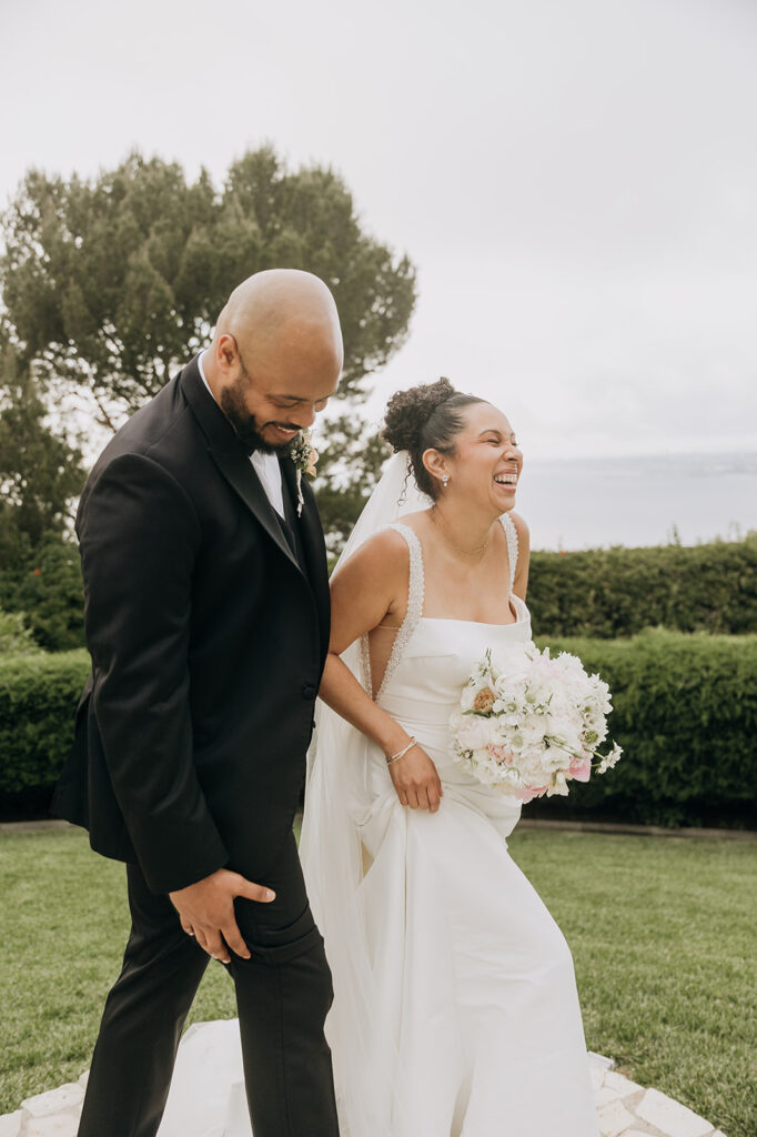 Sabrina and Ralph Hill after La Venta Inn Wedding Ceremony