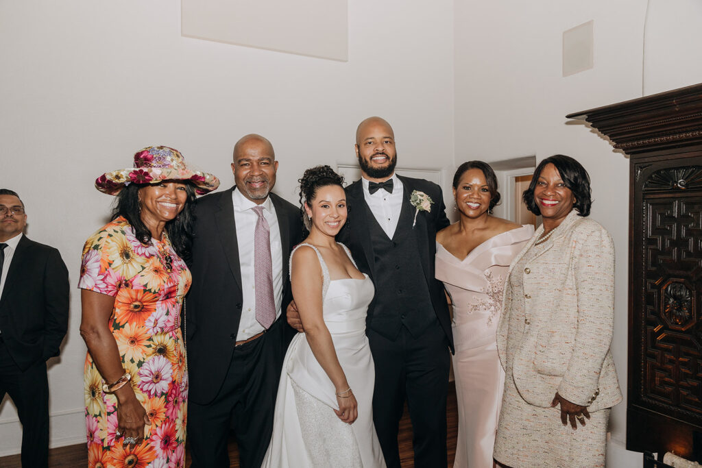 Group Photo During Wedding Reception at La Venta Inn