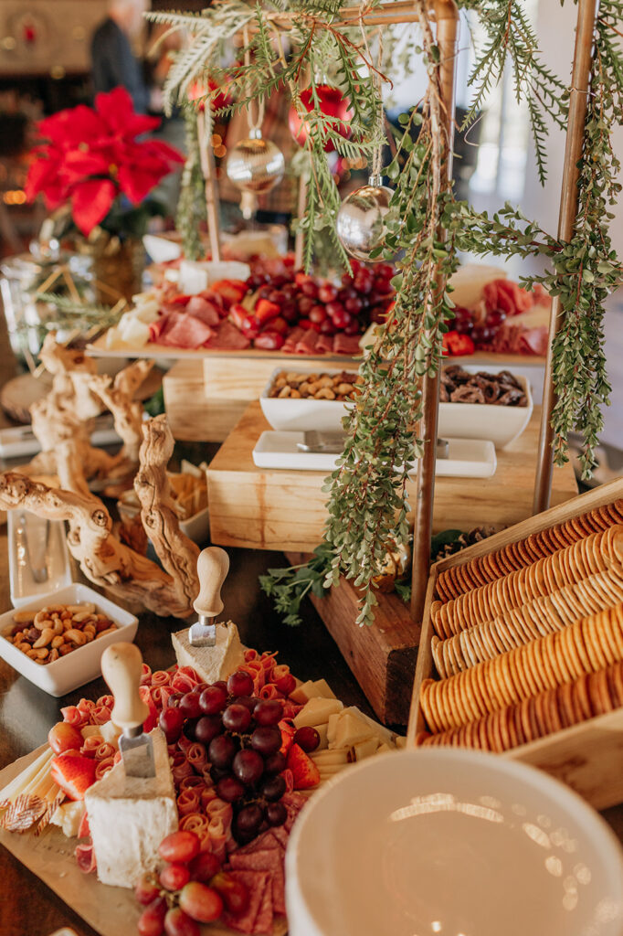 Charcuterie Spread from the Made by Meg Catering Holiday Menu on display at La Venta Inn 