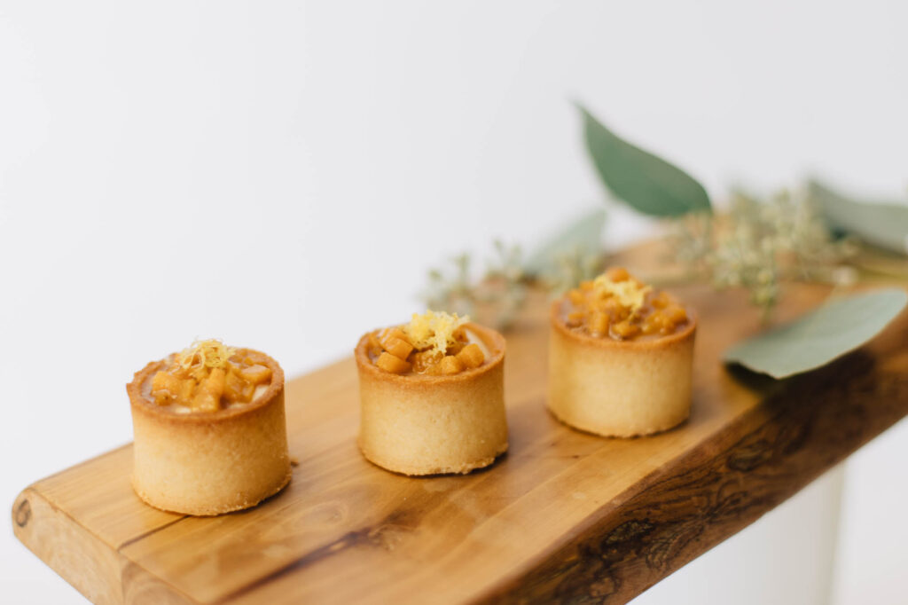 Mini Caramel Apple Tartlets Dessert from the Made by Meg Catering Holiday Menu