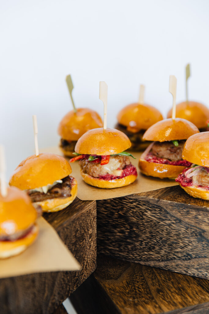 Turkey Sliders with Cranberry Aioli from the Made by Meg Catering Holiday Menu